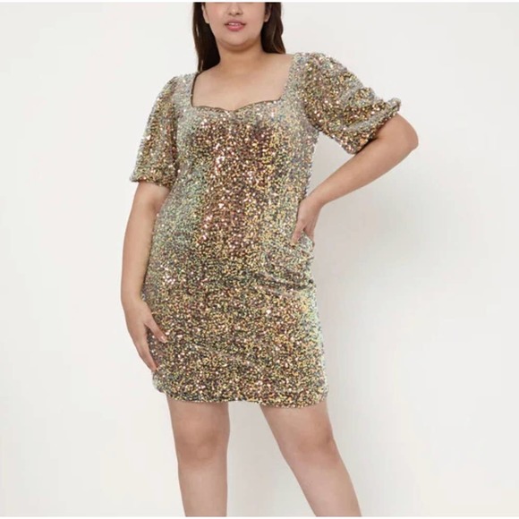 Sequin Evening Dress - Picture 3 of 8